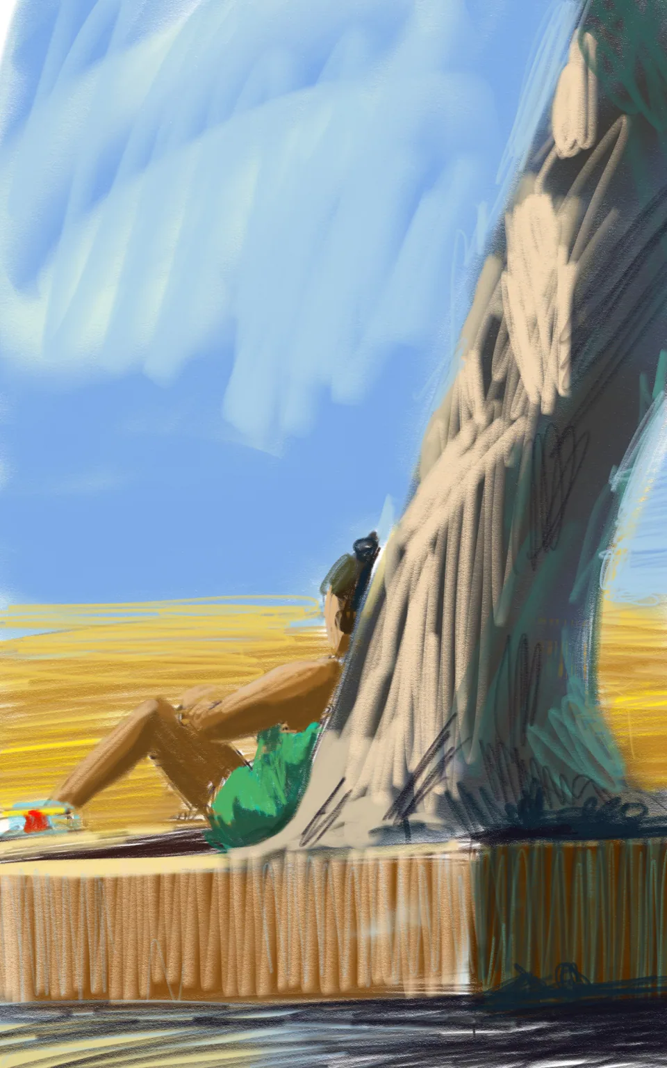 Woman by The Lake