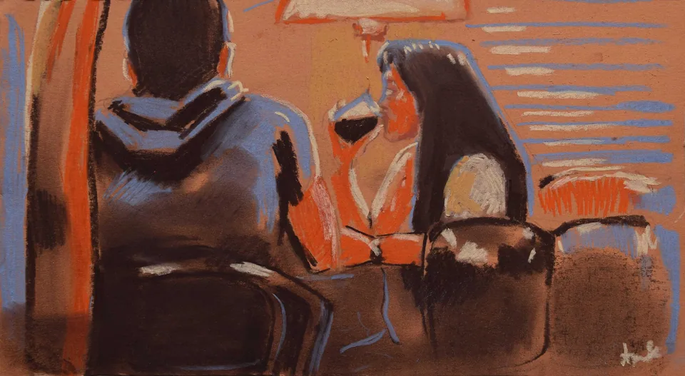 Couple In a Bar